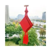 (店+)DIY菱形流蘇卡紙 ⛔️現貨⛔️春節勞作春節飾品 春聯勞作 菱型卡片   春節手作 菱形手寫春聯 元宵卡 祈福卡 許願卡