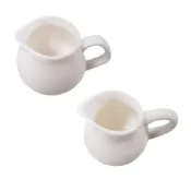 (店+)【廚Fun】瓷器小奶盅 奶精杯 奶壺 醬料盅 果糖罐 楓糖罐 奶盅 迷你奶盅 奶杯 小奶壺 蜂蜜盅 蜂蜜杯 糖漿缸 陶瓷奶盅