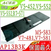 電池動力 ACER 電池(保固更長)-宏碁 AP13B3K AP13B8K V5-573P電池 V5-573PG V7-481電池 V7-481G V7-481P V7-481PG