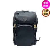 Prada背包 2VZ135 再生尼龍及Saffiano皮革 黑色