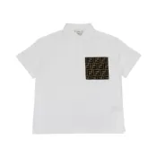 【BreezeOnline 微風精品線上】FENDI Kids BK 短袖POLO衫
