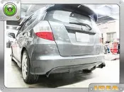 泰山美研社418 HONDA FIT 日規 保桿 專用 SPOON 碳纖維 CARBON 後下巴 實車完工照