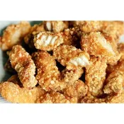 【愛要及食】魚米花1公斤/土魠風味魚塊/黃金魚塊 /799免運/古早味/冷凍食品/土魠魚塊/炸魚塊/氣炸鍋美食/小吃