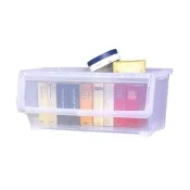 【真心良品】特大加寬可疊直取式收納箱58L_1入(買一送一)