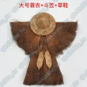 蓑衣衰衣雨蓑斗笠雨衣棕蓑披肩粽蓑衣兒童棕編棕樹小蓑衣梭衣防雨遙遙111領先111
