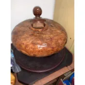 牛樟樹瘤 聚寶盆 變形有裂，牛樟聚寶盆 樹瘤 自然擺飾