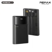 【快速出貨】REMAX 自帶三線快充行動電源 10000mAh PD20W 3入4出 LED數顯 正版台灣公司貨