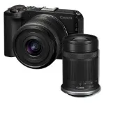 【Canon】EOS R50 V+RF-S14-30mm STM PZ+RF-S55-210mm STM (平行輸入)-黑色