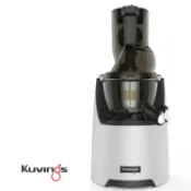 新竹簡單生活館 韓國Kuvings 全新 第八代 慢磨機 冷壓活氧萃取原汁機 典雅白 (台灣總代理公司貨保固) CTS82