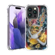 (店+)【Slimax】膜潮文創 金虎爺 x 雙料防摔手機殼 膜料包膜獨家款 iPhone 16 15 14 13 / Plus / Pro / Pro Max (MT027  防摔防震 耐衝擊 保護殼)