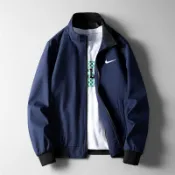 M-4XL 耐吉棒球服外套 防風外套 飛行夾克 防風外套 運動薄款外套 防潑水外套 立領防風薄外套 機能外套 適合男