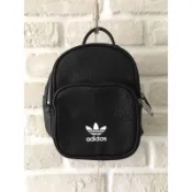 現貨 Adidas mini backpack 愛迪達 小黑包 後背包 迷你 皮革 小包 黑白 BK6951