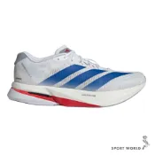 Adidas 慢跑鞋 男鞋 緩震 ADIZERO BOSTON 13 白藍【運動世界】JQ1668