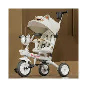 (店+)嬰兒推車 現貨兒童三輪車多功能折疊嬰幼兒可坐可躺音樂手推車自行車 嬰兒學步車
