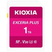 【KIOXIA  鎧俠】EXCERIA PLUS SDXC UHS-I V30 U3 1TB 記憶卡
