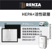 適用Winix 清淨除濕機15L 16L-G 16L-S DN2U160-IST DO2U150 可替換GO 二合一濾網