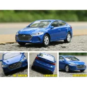 阿莎力 Welly 威利 現代 ELANTRA 正版授權 1：36 1/36 合金車 模型車 迴力車 F02