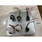 汽機車煞車燈座插座 T10/T20/H7/G18/S25 單芯/雙芯 儀表燈泡座 霧燈 轉向燈燈座 燈頭插頭配件零件