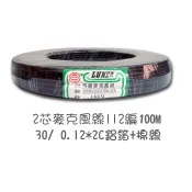 高級 高音質 麥克風線 訊號線 2芯 4芯 112/128編 100M ~ 萬能百貨