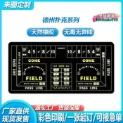 【台灣現貨】德州撲克桌布橡桌墊加厚鎖邊桌遊臺布棋牌室桌墊臺墊可