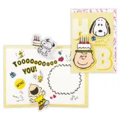 日本 Hallmark 史努比 SNOOPY PEANUTS 3D生日賀卡 祝福卡片 日系禮物 送禮推薦 嘻嘻日貨🐾