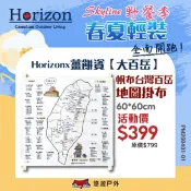 【Horizon x 薑餅資】帆布台灣百岳地圖掛布 防潑水 掛耳設計 質感掛布 天際線 居家 登山 露營 悠遊戶外
