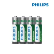 PHILIPS 飛利浦 AA 3號 2000mAh 低自放鎳氫充電電池(4入)