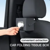 新車紙巾盒適用於奧迪a1 A3 A4 A5 A6 A7 A8 Q3 Q7 Q8 TT納帕真皮高檔汽車中控台扶手包後座
