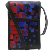 【DOKODEMO】Gucci 方形 G Space 單肩包/手拿包 631766 PVC 黑色斜背包，雙向磁扣，男女通用 [二手]