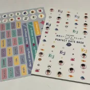 關西小傑尼斯 2018-2019 學年曆附錄 PERFECT DATE BOOK 貼紙 二手 現貨【J2602124】