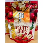 Costco 日本限定｜【日本 NITTO】綜合水果乾 脆片 165g（草莓/桃子/蘋果/香蕉）
