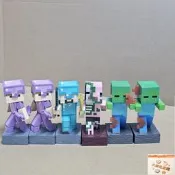正版我的世界Minecraft手辦史蒂夫alex殭屍
