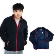 (店+)【Roots】剩XS ROOTS 男版 熊寶寶外套 毛絨 外套 深藍/紅 透氣  絨毛 海貍 無帽 平輸品男女皆可 @7869