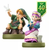 玉山最低比價網 任天堂 NS2 Amiibo 幼年薩爾達+ 林克 時之笛 薩爾達傳說系列 (預購27年內)