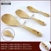 《好媳婦》仙德曼【SADOMAIN山毛櫸水滴菜匙/湯杓/湯匙-大】L號，天然原木製，安全無毒餐具，型號WW709公司貨