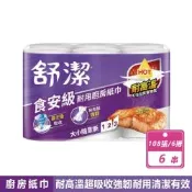 【Kleenex 舒潔】6串組-食安級耐用廚紙-大小隨意撕 (108張x6捲x6串)