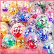 🎀木子雜貨鋪🎀Bobo12寸2.8克亮片氣球 彩色鋁箔兒童生日節慶佈置裝飾氣球批發兒童寶寶生日派對