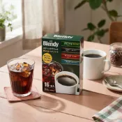 (店+)【貓咪姐妹】日本 AGF Blendy 4種綜合黑咖啡 16本入 即溶黑咖啡 咖啡 即溶咖啡 即溶咖啡粉 綜合黑咖啡