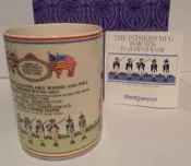 摩登柑仔店-Wedgwood-American Bicentennial INDEPENDANCE. 1776-1976美國獨立200週年紀念大馬克杯(有盒子)