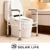 Solar Life 索樂生活 馬桶扶手架.馬桶助力起身 老人安全扶手 免打孔浴室扶手 防滑起身輔助架 廁所安全輔助器