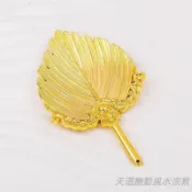 孔明扇 佛字小扇子 神像配件 閤金迷你諸葛亮濟公手法器 八卦扇 濟公扇 神明扇 特賣Z