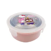【HELLO KITTY】不鏽鋼隔熱碗-明星總動員(粉色款)(現貨限量)
