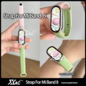 適用於 小米手環11 10 9 8 Xiaomi 手環 9 8 官方款矽膠錶帶 可愛拼色 智能手環手腕帶 快拆錶帶 配件