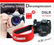 【趣攝癮】減壓背帶 for Canon 字樣 (紅底) 副廠 減震泡棉 相機背帶 550D 600D 60D 7D 5D