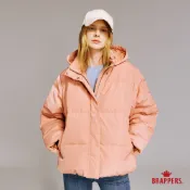 BRAPPERS 女款 寬鬆短版羽絨外套-粉橘