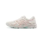(店+)【asics 亞瑟士】T8D9Q-106 ASICS Gel-Contend 4 體考清新舒適入門 織物合成革減震透氣回彈 低幫 休閒長跑短跑城市通勤跑步鞋 女款 灰粉