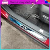 臺灣現貨💙Carhanson 適用於 Nissan X-Trail T32不銹鋼側踏板門檻 2021-2024 裝飾踏
