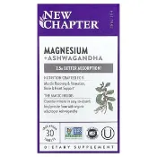 【iHerb】新章, 鎂 + 南非醉茄，30 片純素食片