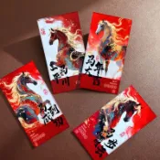 🔥臺灣出貨🔥馬年紅包通用新款卡通可愛燙金高級利是封新年壓歲包春節2026創意