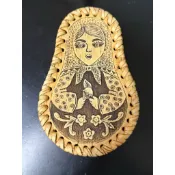 [現貨] 俄羅斯白樺樹皮盒 貝加爾湖紀念品 Matryoshka 俄羅斯娃娃 壓花收納盒 Beresta 木盒 飾品盒